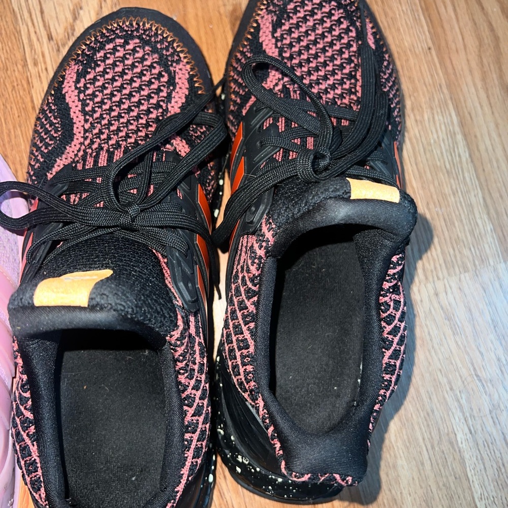adidas Black and Red Athletic Shoes